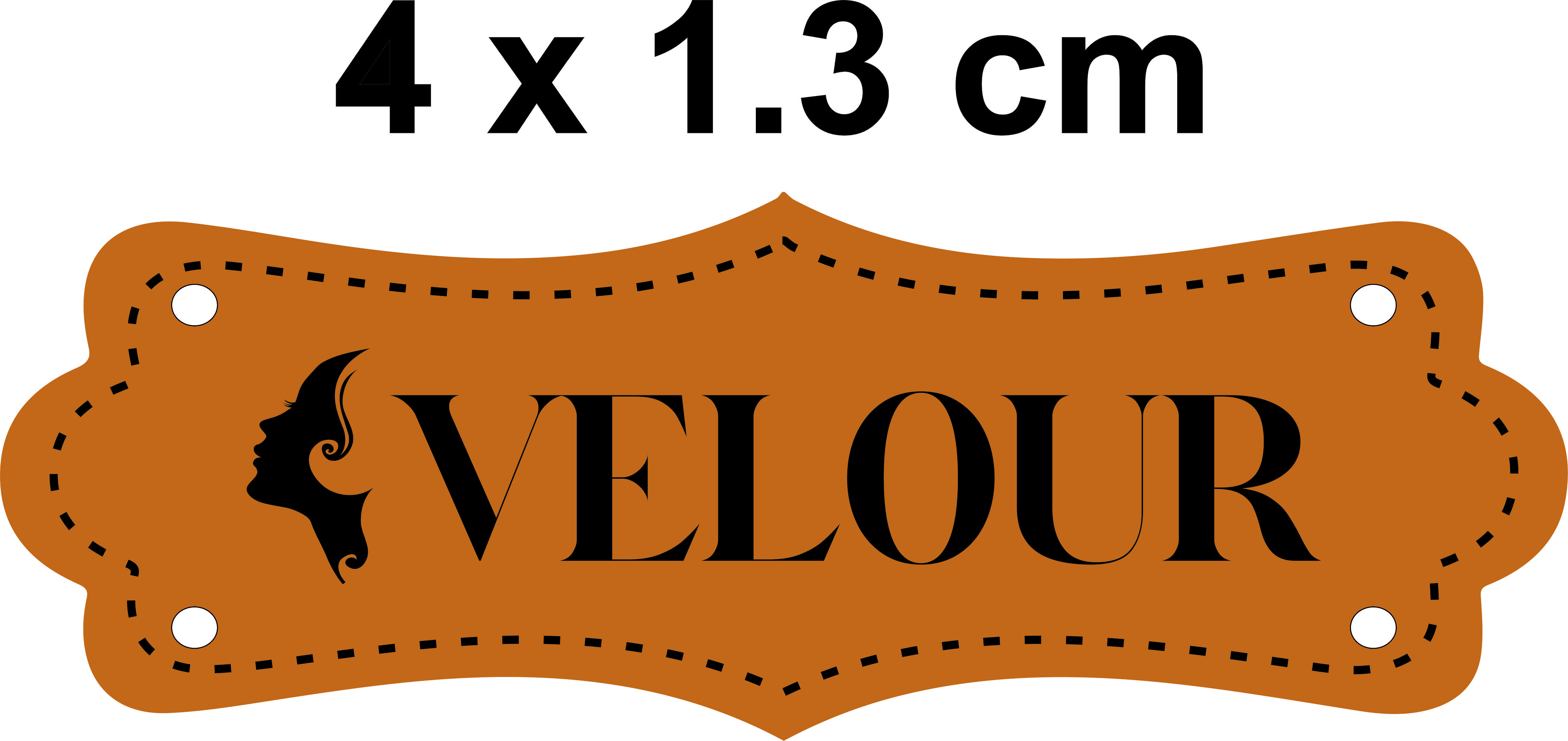 Deri Etiket 4 x 1,3 (100 ADET )