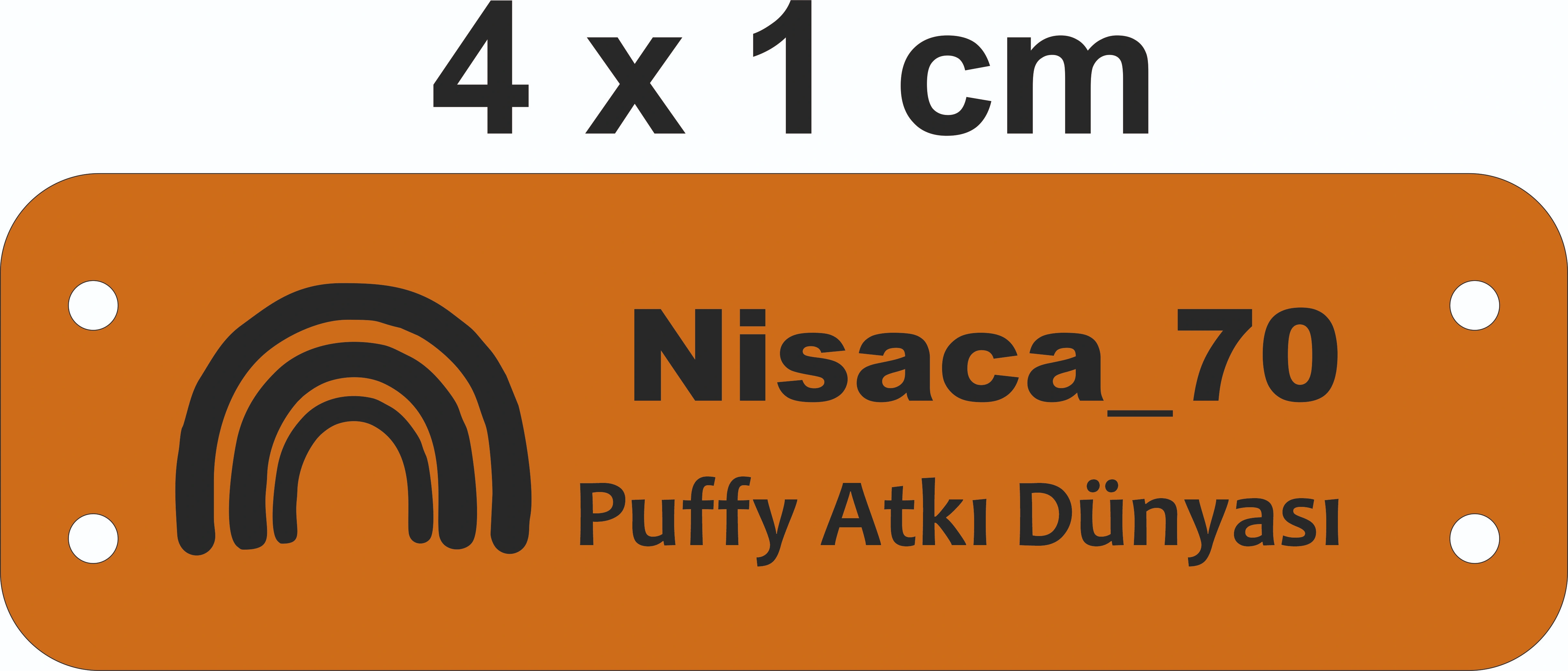 Deri Etiket 4x1 (100) Adet