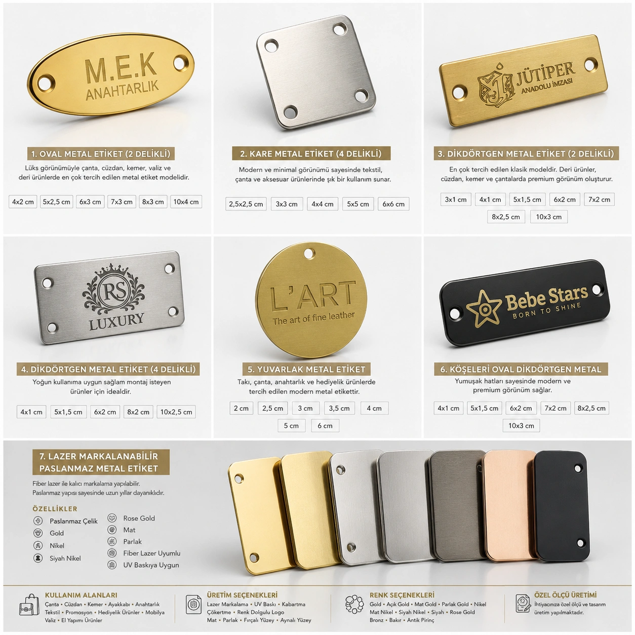 METAL ETİKET m06